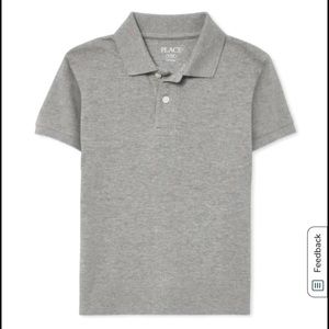 Grey 4T Toddler Boys Polo Shirt The Children’s Place NEW